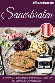 Sauerbraten Rezept Fur Multikocher Oder Schnellkochtopf In 2021 Sauerbraten Rezepte Rezepte Fur Schnellkochtopf