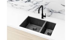 Whether you're looking for small hand basins, modern bathroom sinks or glass basins, temple & webster has all your bed and bathroom needs covered. Buy Meir 670x440mm Double Bowl Kitchen Sink Gunmetal Black Harvey Norman Au