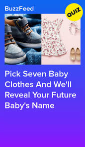 Pick Some Baby Clothes And We Ll Reveal Your Future Baby S Name With Images