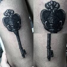 The key tattoo design might not be the most popular tattoo design around, but it certainly has its own group of admirer. 60 Key Tattoos For Men Unlock Masculine Design Ideas