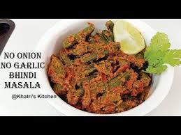 No Onion No Garlic Bhindi Masala Recipe In Hindi Okra Lady Finger Recipe Khatri S Kitchen Youtu In 2020 Bhindi Masala Recipe Masala Recipe Indian Food Recipes