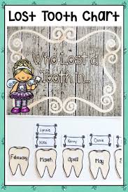 Lost Tooth Graph Chart Bulletin Board Display For