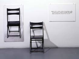 Joseph Kosuth One And Three Chairs Joseph Kosuth Art Chair Conceptual Art