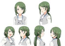 Makiko Maiki Va Maori Komeno Sora To Umi No Aida Anime Anime Character Design Character Design Anime Face Drawing