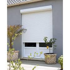 Volet Roulant Electrique Alu Isole Blanc Motorise Filaire H 215 X L 240 Cm With Images Window Design Facade House Outdoor Decor