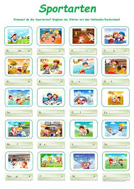 Learn vocabulary, terms, and more with flashcards, games, and other study tools. Sportarten Deutsch Daf Arbeitsblatter