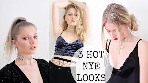3 nye makeup and outfit ideas