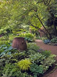 Design ideas for a small traditional shade backyard stone landscaping in london. Showy Shade Garden Ideas The Garden Glove