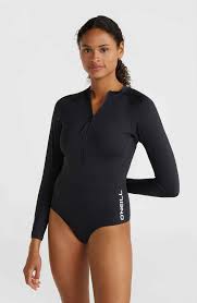 Women of the Wave Longsleeve-Badeanzug | Black Out – O'Neill