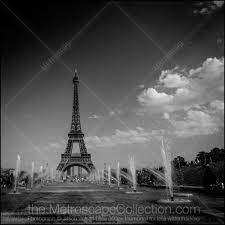 Black And White Photos Of The Eiffel Tower From The Warsaw Fountain Pool Metroscap Com Eiffel Tower Cityscape Photography Black And White Pictures