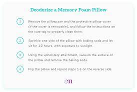 To be sure of how to clean memory foam pillow, please refer to cleaning instructions provided by the manufacturer. How To Wash A Memory Foam Pillow Eachnight