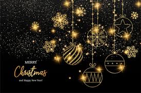 Elegante Auguri Di Buon Natale E Felice Anno Nuovo Vettore Gratis