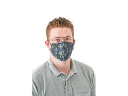 Mondkapjes zijn nog steeds verplicht in alle publieke ruimtes. Wasbaar Mondkapje Heren Premium Army Blue Camouflage Print 5 Stuks Discountoffice Nl