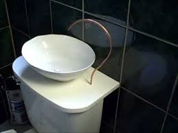conserve water with a diy toilet sink