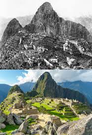 Coming soon to machu picchu. The First Photograph Upon Discovery Of Machu Picchu 1911 Vs Now 9gag
