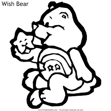 Tenderheart, cheer and share bear flying kites. Care Bears 37513 Cartoons Printable Coloring Pages