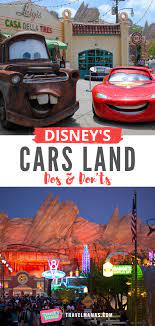 Attractions In Cars Land Disneyland Disney Cars Theme Park Disney Cars Theme Cars Land Disneyland Cars Land