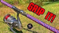 Easiest Way to Make Custom Fishing Rod Handles with Paracord!
