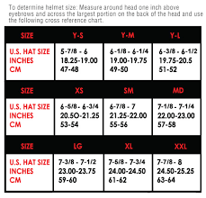 A Helmet Sizing Chart Americancycle Com Order Bmx Bikes