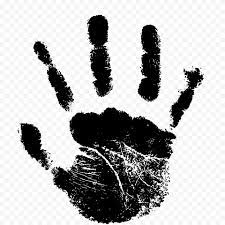 Hd Black Baby Hand Print Clipart Png Baby Handprint Clip Art Baby Hands