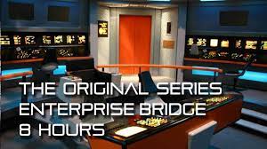 Follow the vibe and change your wallpaper every day! Star Trek Tos Enterprise Bridge Background Ambience 8 Hours W Quiet Conversations Calming Youtube