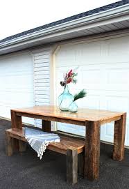 diy barn wood table from tobacco barn