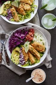 Turkey and bacon with sweet potato #dogtreat. Grain Free Baja Fish Taco Bowl Paleo Friendly Tasty Yummies