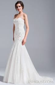 Us 385 00 Trumpet Mermaid Sweetheart Court Train Lace Wedding Dress Jj S House Wedding Dresses Lace Stunning Wedding Dresses Wedding Dresses