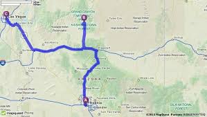 Until you reach the west rim (49mi) from kingman, az: Driving Directions From Phoenix Arizona To Las Vegas Nevada Including Grand Canyon Vegas Trip Las Vegas Boulder City