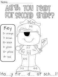 Addition, subtraction, english and grammar, all so much more fun with a playful worksheet to help them along in the enjoyment department. Back To School Coloring Pages 2nd Grade Coloring Walls