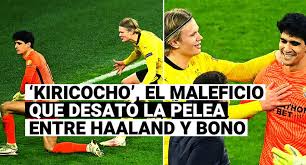 Jun 30, 2021 · un comentario del atacante del barça en el instagram de su amigo ronaldo camará, canterano del benfica, ha desatado un simpático intercambio de peticiones. Deporte Total Futbol Interncional Champions League Conoce La Historia De Kiricocho El Maleficio Que Desato La Pelea Entre Haaland Y Bono En El Dortmund Vs Sevilla Nnav Vr