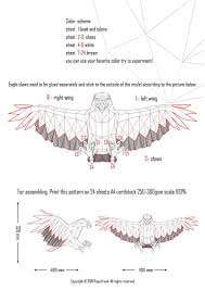 Find this pin and more on бумага by lana1967. Papercraft 3d Diving Eagle Bird Pepakura Pdf Template Low Poly Etsy In 2021 Eagle Bird Paper Crafts Paper Sculpture