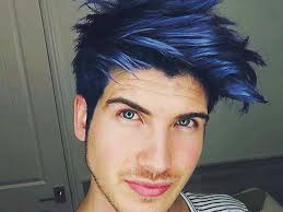 Cartoon hair colors tend to be a little on the loud side. Navy Blue Hair Guys It S Easy If You Do It Smart Laylahair