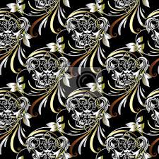 Jetez un oeil et choisissez votre favori suivant photos noir et blanc! Motif Floral Transparent Damasse Fond Decran Noir Avec Des Papier Peint Papiers Peints Fleuri Rococo Imprimer Myloview Fr