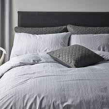 Jasper Woven Grey Duvet Cover And Pillowcase Set Gray Duvet Cover Light Grey Duvet Covers Grey Duvet
