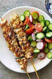 Leichte Herby Zitronen Spiesse Health Dinner Recipes Good Healthy Recipes Healthy