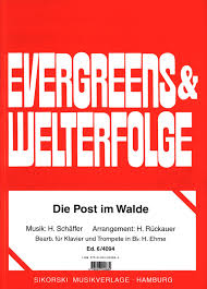 Soll ich zum welken, gebrochen sein? Die Post Im Walde Von Heinrich Schaffer Im Stretta Noten Shop Kaufen