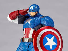 Carol danvers, also known as captain marvel, is a former united states air force pilot who. Marvel Amazing Yamaguchi Revoltech No 007 Captain America