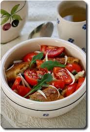 Acqua E Sale Eau Et Sel Plat Froid Typique Du Salento Le Talon D Italie Plat Plats Froids Recettes De Cuisine