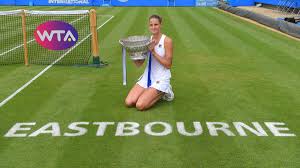 The tournament is classified as a wta 500 tournament on the 2021 wta tour and as an atp tour 250 series on the 2021 atp tour. Karolina Pliskova Besiegt Caroline Wozniacki Im Wta Turnier Von Eastbourne Eurosport