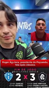 Roger Aguilera comenta sobre clássico entre Paysandu e Remo