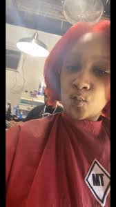 @highlight Tiara Necole Hawkins FLASH BACK RED HAIR CUT AND COLOR ALERT. We  be clowning around 😂😂😂#funnyreels #funnyvideos #funnyvideos  #shortcutcolorking #tonsorialmaster