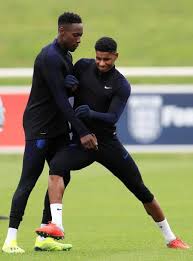 England S Danny Welbeck And Marcus Rashford Tussle During A Training Marcus Rashford Football Is Life Danny Welbeck
