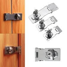 Maybe you would like to learn more about one of these? 1 Set Locking Hasp Staple With Keys Cupboard Garage Lock Card Cabinet Door Buckle Hasp Furniture Drawer Anti Theft Padlock Locks Aliexpress