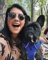 me and a dog that's not mine