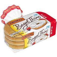 4.5 out of 5 stars with 19 ratings. Thomas Plain Bagel Thins Only 110 Calories 8 Count 13 Oz Walmart Com Walmart Com