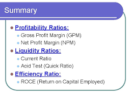It's also important to know how efficiently a. Profitability And Ratio Analysis Unit 3 5 Source