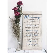 Find popular bridal shower gifts like silky pajama sets, stylish totes, comfy tees and tanks, and adorable coffee mugs and tumblers that she can use long after the wedding. Beross Marriage Prayer Plaque Unique Wedding Gift Anniversary Gift 7 5in X 15in Bridal Shower Gifts For Couple Buy Online In Bahamas At Bahamas Desertcart Com Productid 138402291