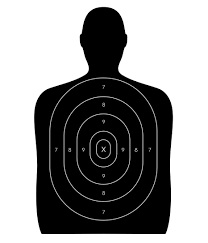 shooting range target various designers design and violence