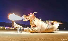 Abraxas Dragon Burning Man Mutant Vehicle